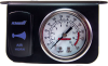 Kleinn Panel mounted 160 PSI gauge w/ an illuminated BLUE Momentary rocker switch