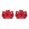 Power Stop 10-16 Hyundai Genesis Coupe Rear Red Calipers w/Brackets - Pair