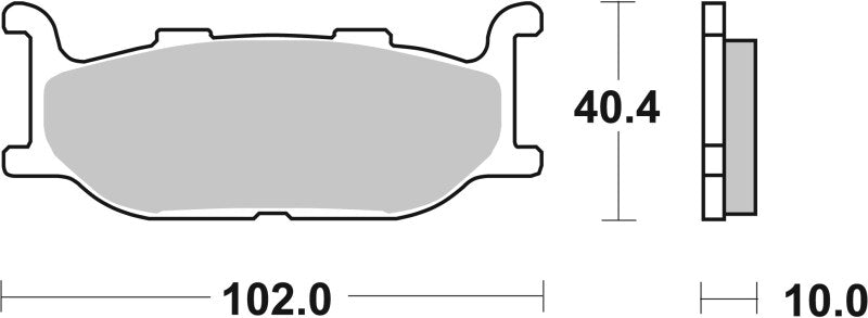 Brembo 91-92 Yamaha FZX Zeal 250cc Sinter Brake Pad - Front