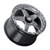 Weld S904 18x12 Ventura Beadlock 5x120 ET52 BS8.55 Gloss BLK MIL DIA 78.1