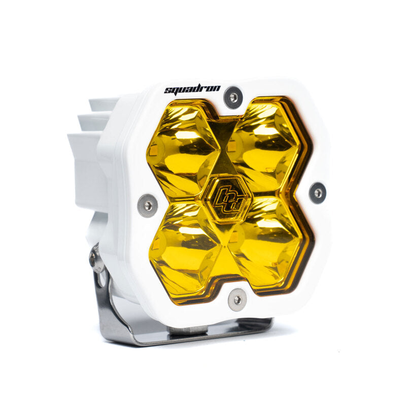 Baja Designs Squadron 2.0 Sport LED Spot - Baja Amber w/White Housing