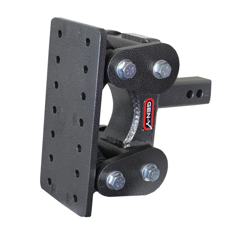 Gen-Y The Boss Torsion-Flex Pintle Plate 2in Shank 5.5in Drop 1.7K TW 16K Hitch