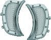 Kuryakyn Mesh Headlight Vent Accents Chrome