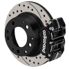 Wilwood 69-83 Porsche 911 Narrow Dynapro-P Radial Rear Brake Kit Black Caliper SRP Drill/Slot Rotor
