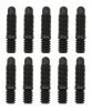 Moroso Bullet Nose Black OX Studs - 1/4-20 X 1/4-28 X 1 3/16 (10 Pack)