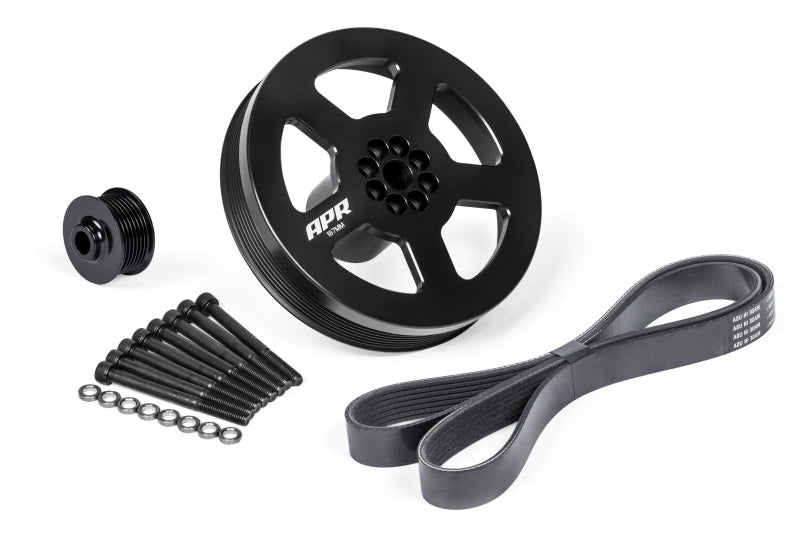 APR 09-18 Audi A6/A7/A8 Quattro (3.0 TFSI) Supercharger Drive & Crank Pulley w/Belt (Press On)