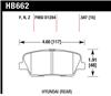 Hawk 10 Hyundai Genesis Coupe (w/o Brembo Breaks) HP+ Autocross 15mm Rear Brake Pads