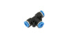 Vibrant Union inTin Pneumatic Vacuum Fitting - for use with 5/32in (4mm) OD tubing