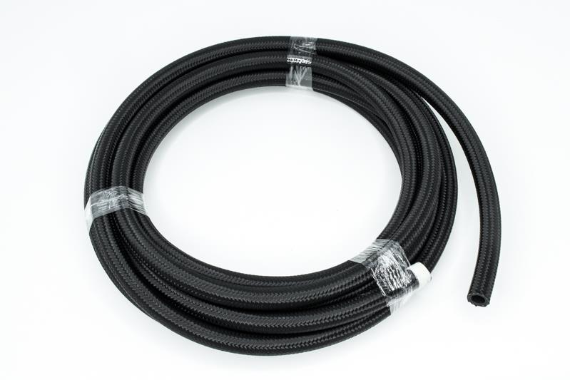 DeatschWerks 8AN Black Nylon Braided CPE Hose 20 Feet