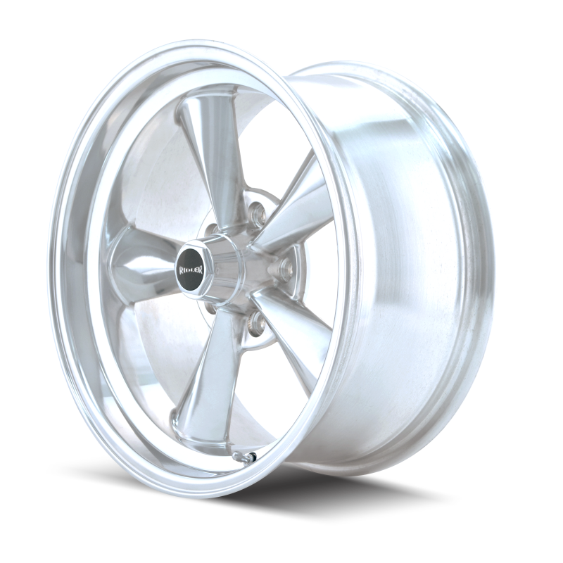 Ridler 675 15x8 / 5x114.3 BP / -12mm Offset / 83.82mm Hub Polished Wheel
