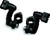 Kuryakyn Longhorn Offset Peg Mounts With 1-1/4inch Clamp Black