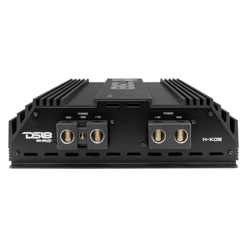 DS18 1-Channel Amp 9200 Burst/0.5ohm 5000/1ohm 3500/2ohm 2200/4ohm Watts RMS w/ Voltmeter Black