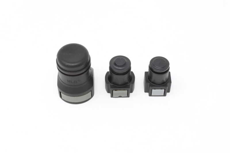 Aeromotive VaporWorx Blanking Cap Kit - (1) 5/8in (1) 3/8in (1) 5/16in