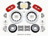 Wilwood AERO6 Front Hub Kit 15.00 Drilled-Red WWE ProSpindle