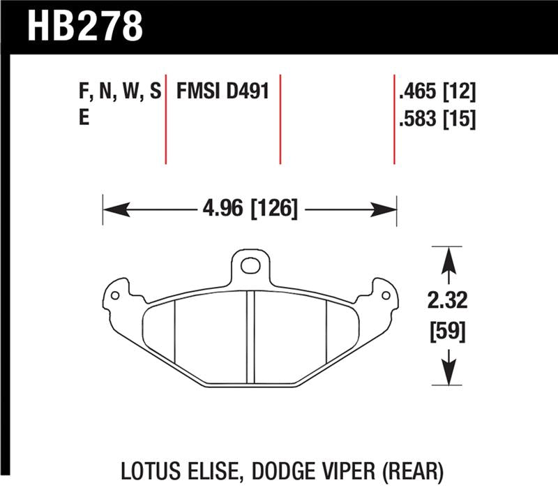 Hawk HPS Street Brake Pads