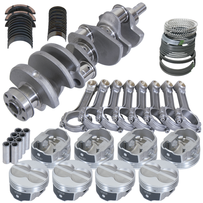Eagle Ford 351W 4.000in Crank 2.750in Journal 6.200in I-Beam Rods 4.030in Pistons Rotating Assembly
