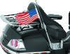 Kuryakyn Antenna Flag Mount With Flag 01-17 GL1800 Chrome