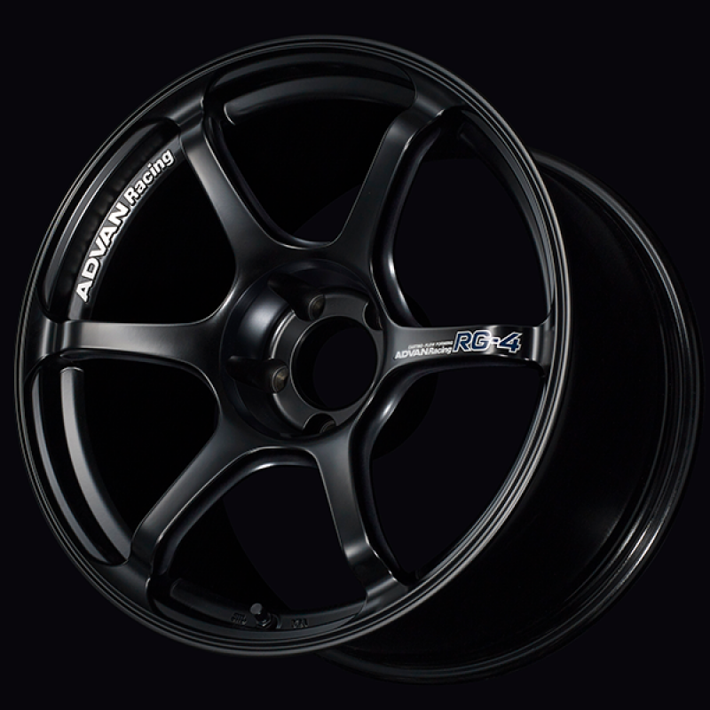 Advan RG-4 17x7.5 / +30 Offset / 4x100 / 63mm Bore / Semi Gloss Black