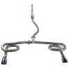 Remark 2022+ Honda Civic Sport Sedan (FE2) Cat-Back Exhaust - Dual Burnt Stainless Steel Tips