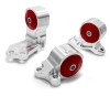 Innovative 88-91 Civic B-Series Silver Aluminum Mounts 95A Bushings (Cable to Hydro Conversion)