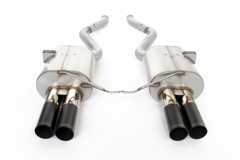 Dinan 08-11 BMW M3 (E90) Free Flow Axleback Exhaust System - Black Tips