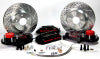 Baer Brakes 65-66 Ford Mustang 13in Track4 Front Brake Kit-Black-