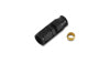 Vibrant -8AN Female to 1/2in Tube Adapter Fitting (w/ Brass Olive Insert)