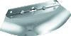 Kuryakyn Lower Tree Wind Deflector 80-13 Touring Chrome