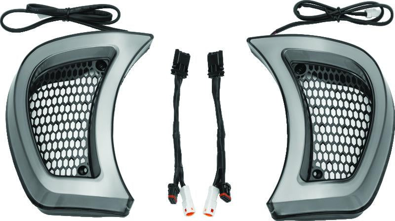 Kuryakyn Tracer Headlight Vent Accents Road Glide