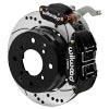 Wilwood 70-76 Porsche 914 Rear Powerlite Brake Kit Dilled & Slotted - Black