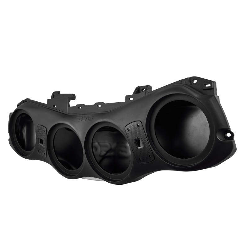 DS18 2024+ JL/JLU/JT Overhead Soundbar Enclosure Fits 4 x 8in Speakers-Black (Speakers not Included)