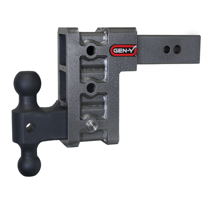 Gen-Y Mega Duty 2.5in Shank 6in Drop 3.5K TW 32K Hitch w/GH-0161 Dual-Ball
