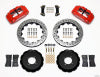 Wilwood FSLI4 Front Hat Kit 13.00in Drilled Red 2003-05 Scion xA xB