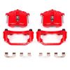 Power Stop 00-03 Cadillac DeVille Rear Red Calipers w/Brackets - Pair