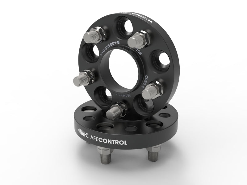 aFe Control Forged Aluminum Wheel Spacers 5x108 CB 63.4 20 MM- 20-24 Ford Edge ST