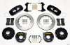 Wilwood AERO4 Rear P-Brake Kit 14.00in Ford 8.8 w/2.5in Offset-5 Lug