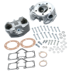 S&S Cycle 79-84 BT Super Stock 3-5/8in Bore Band Style Single Plug Cylinder Head Kit - Natural