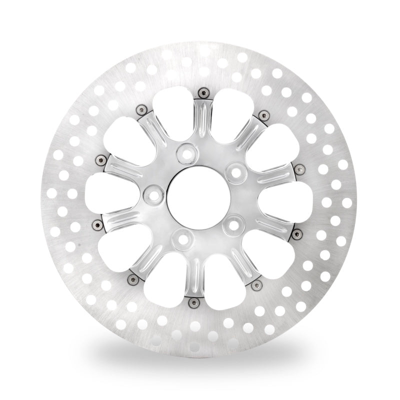 Performance Machine Disc/Carr 11.8 Revel Rear Right - Chrome