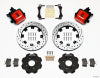Wilwood Combination Parking Brake Rear Kit 12.19in Drilled Red Civic / Integra Disc 2.39 Hub Offset