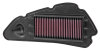 K&N Replacement Unique Air Filter - 2013 Honda SH150i