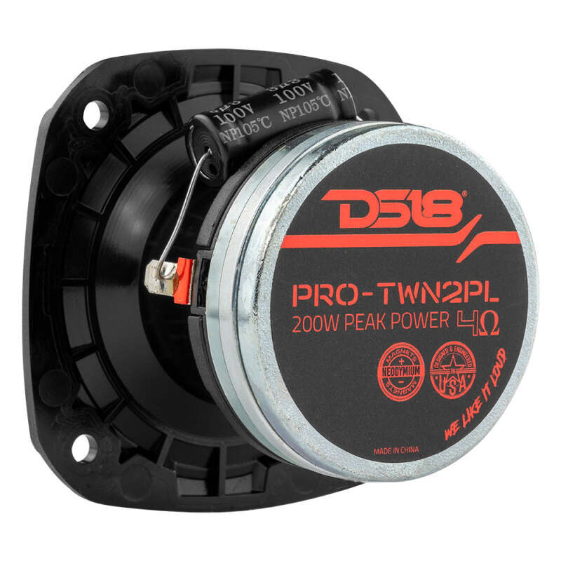 DS18 3in High Compression Neodymium Hybrid Driver/Tweeter 100 Watts RMS 1in Polyester Vc |4 ohm