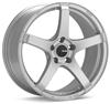 Enkei Kojin 18x8 45mm Offset 5x112 Bolt Pattern 72.6mm Bore Dia Matte Silver Wheel