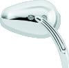 Bikers Choice 65-Up Chrome Tapered Mirrors Universal Custom Pair