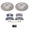 Power Stop 17-20 Mitsubishi Mirage G4 Front Semi-Coated Rotor Kit