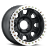 Raceline RT231 Monster 17x9.5in/5x139.7 BP/-32mm Offset/107.95mm Bore BLK & MACH Ring Beadlock Wheel