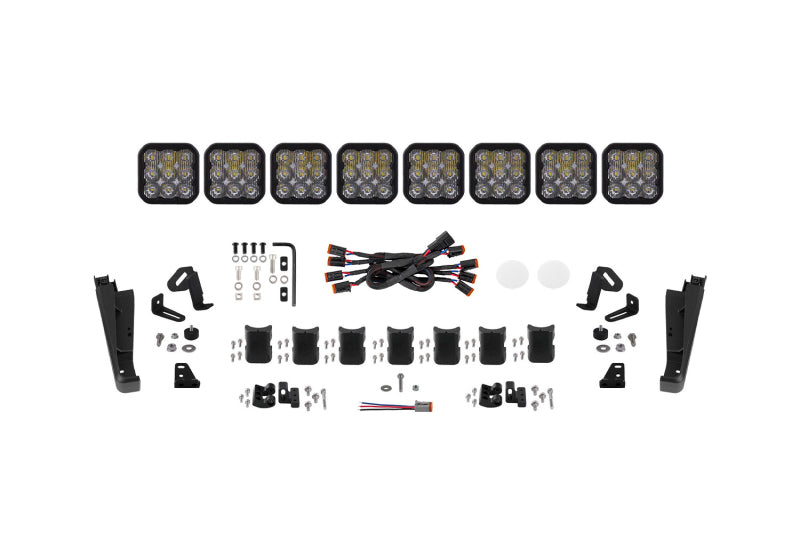Diode Dynamics Kuat DEK 54in Wide Upgrade Kit 8-Pod SS5 Sport - White Driving