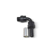 Russell Hose End Crimp On 10 Sae Port Male To -8 Hose 90 Deg Swivel Blk Anodized
