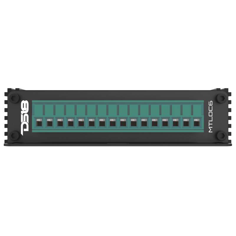 DS18 6-Chnl Speaker Emulator Remote Out Level Matching Controls LED Clip Indicator Hi/Low Converters