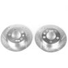 Power Stop 99-06 Audi TT Rear Evolution Drilled & Slotted Rotors - Pair