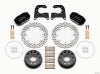 Wilwood Dynapro Lug Mount Single Rear Dynamic Kit SA Drilled 58-64 Olds/Pont .690in Studs